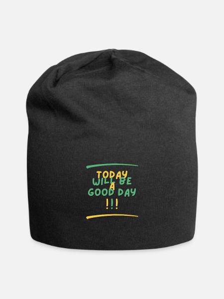 Today - Jersey-Beanie - Schwarz