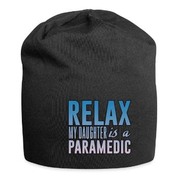 Relax My Daughter Is A Paramedic 3 - Bonnet en jersey - noir - Devant