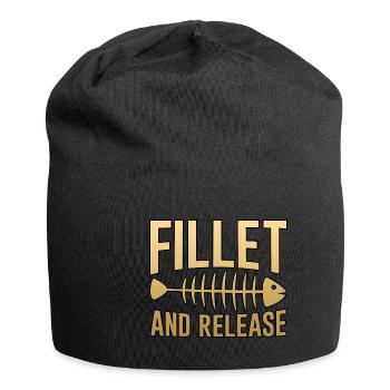 Fillet And Release 4 - Jersey Beanie - black - Front