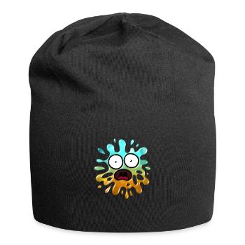 Geschockter Schleim - Jersey-Beanie - Schwarz - Vorne