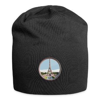 Tour Eiffel - Bonnet en jersey - noir - Devant