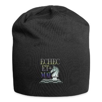 Echec et Mat - Bonnet en jersey - noir - Devant