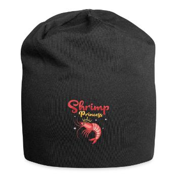 Shrimp Princess Seafood Shrimp Lover - Jersey-Beanie - Schwarz - Vorne