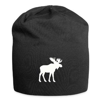 élan - Bonnet en jersey - noir - Devant