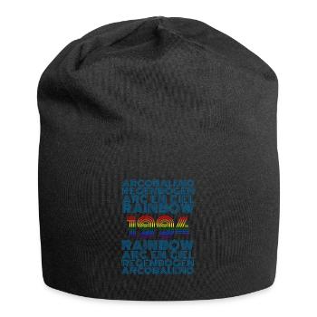 Regenbogen Rainbow arc en ciel 1994 - Jersey-Beanie - Schwarz - Vorne