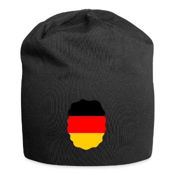 Germany Flag German Flag Used Look Home - Jersey Beanie - black - Front