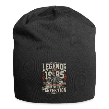 Légende vivante 1985 anniversaire moto cadeau - Bonnet en jersey - noir - Devant
