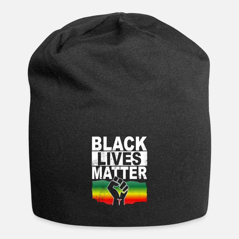 Black Lives Matter - Bonnet en jersey - noir
