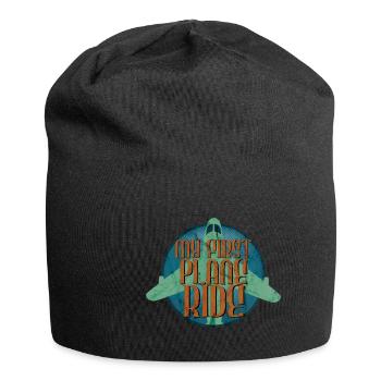 My First Plane Ride 45 - Jersey Beanie - black - Front