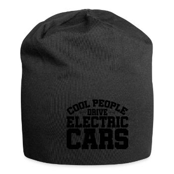 Cool People Drive Electric Cars 2 - Jersey Beanie - black - Front