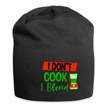 I Don't Cook I Blend 4 - Jersey Beanie - black - Front