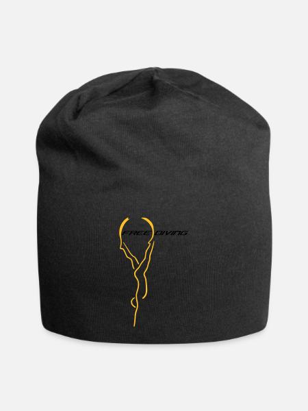Freediving - Jersey-Beanie - Schwarz