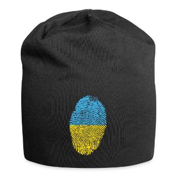 Fingerprint - Ukraine - Jersey Beanie - black - Front