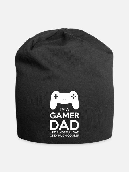 GAMER DAD - Jersey-Beanie - Schwarz