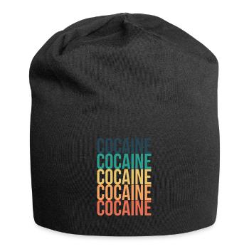 Cocaine drug gift - Jersey Beanie - black - Front