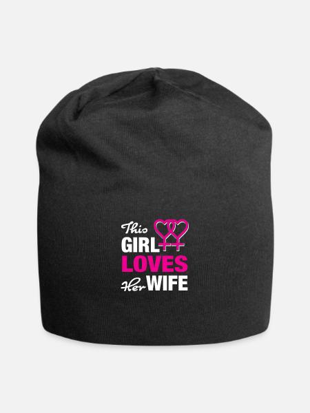 Lesbisch - Jersey-Beanie - Schwarz