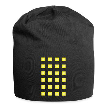 lumière LED_a1 - Bonnet en jersey - noir - Devant