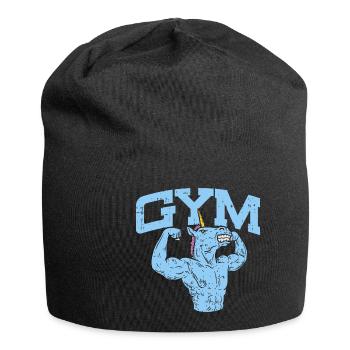 GYM - Jersey Beanie - black - Front