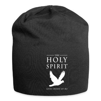 Jesus is Lord, Holy Spirit, Christ, Bible, God - Jersey Beanie - black - Front