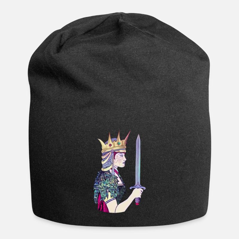 Reine des épées II - Bonnet en jersey - noir
