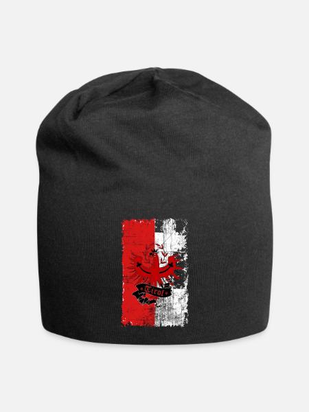 Retro Tirol - Jersey-Beanie - Schwarz