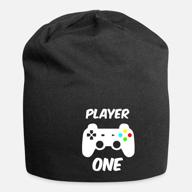 Player One - Player Two Partnerlook P52 A - Jersey-Beanie - Schwarz
