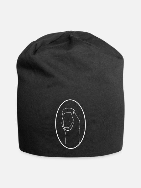 Gans - Jersey-Beanie - Schwarz