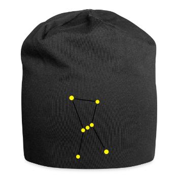 Sternbild Orion - Jersey-Beanie - Schwarz - Vorne