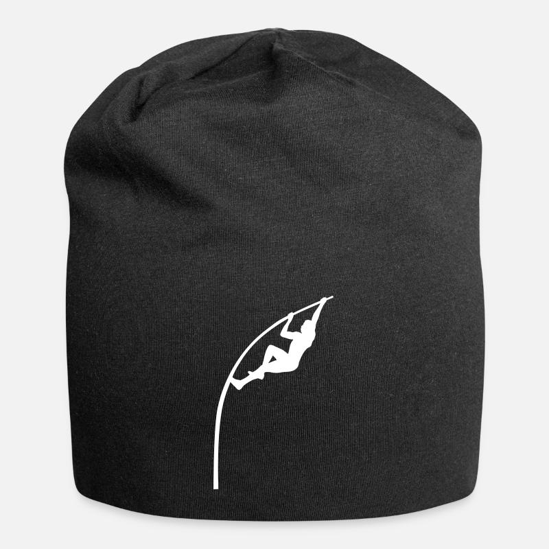 pole vault - Jersey Beanie - black