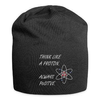 Proton - Be Positive - Jersey Beanie - black - Front