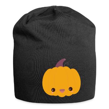 citrouille - Bonnet en jersey - noir - Devant