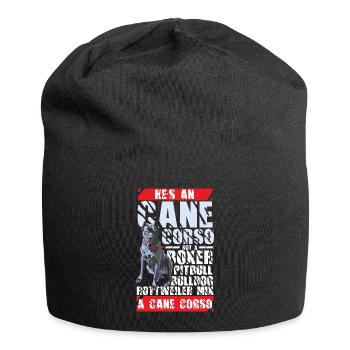 Cane Corso Confusion Dog - Jersey Beanie - black - Front