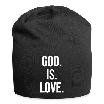 God is love - Jersey Beanie - black - Front