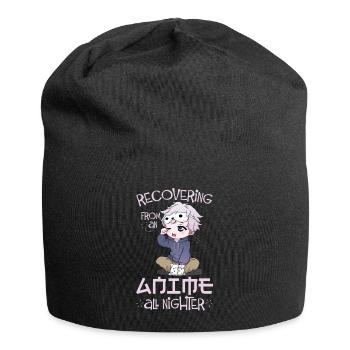 Anime Comic Japan Anime Drawing - Jersey Beanie - black - Front