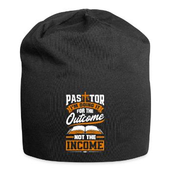 Pastor Appreciation Clergy Preacher Christian - Jersey Beanie - black - Front