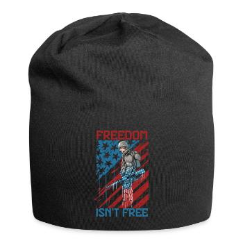 Freedom - American Independence Day - Jersey Beanie - black - Front