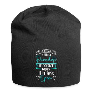 Gleitschirmfliegen Adrenalin Flugzeug Flugsport - Jersey-Beanie - Schwarz - Vorne