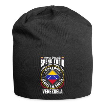 Venezuela Venezuela Venezuela Drapeau Drôle Citation - Bonnet en jersey - noir - Devant