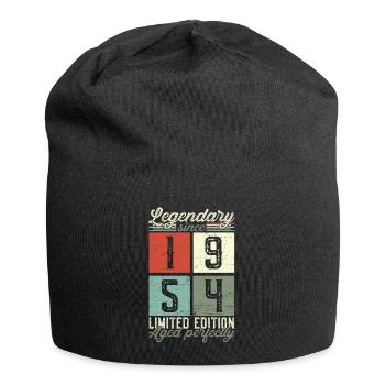 Legendary since 1954 68th birthday gift - Jersey Beanie - black - Front