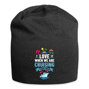 Cruise Ship Cruise Cruise Cruise - Jersey Beanie - black - Front