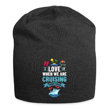 Kreuzfahrtschiff Reise Kreuzfahrt Kreuzfahrtreise - Jersey-Beanie - Anthrazit - Vorne