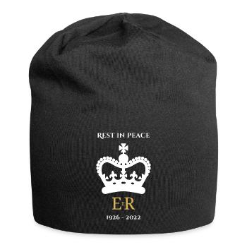 Queen Elizabeth II RIP - Jersey Beanie - black - Front