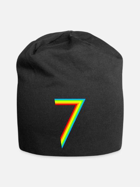 Schon 7 Jahre! - Jersey-Beanie - Schwarz