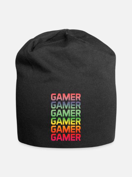 GAMER GAMER GAMER GAMER GAMER - Jersey-Beanie - Schwarz