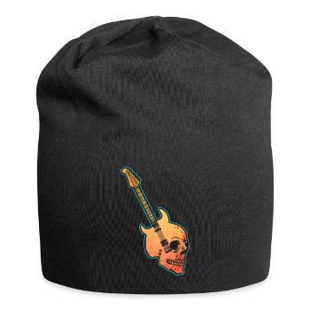 Guitare rock and roll - Bonnet en jersey - noir - Devant