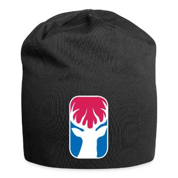 Jäger Lustig Rehbock Hirsch Trophäe Jagd Geschenk - Jersey-Beanie - Schwarz - Vorne