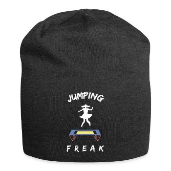 Gymnastik Turnen und Trampolin Akrobatik Sport - Jersey-Beanie - Anthrazit - Vorne