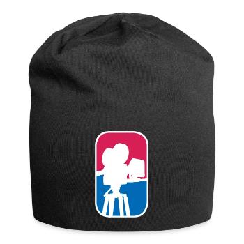 Film Video Kamera Fotograf lustiges Geschenk - Jersey-Beanie - Schwarz - Vorne