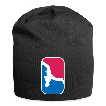 Capoeira Kampfsport Kämpfer fight lustige Geschenk - Jersey-Beanie - Schwarz - Vorne
