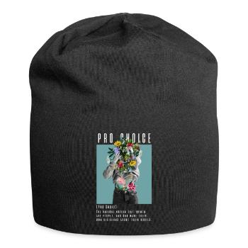 Pro Choice - Frauenrechte - Jersey-Beanie - Schwarz - Vorne